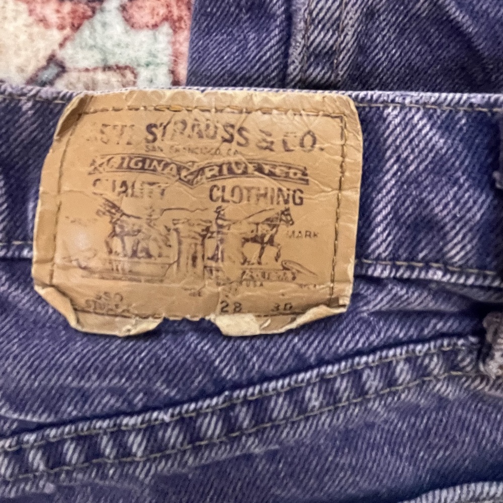 Purple Levi Jeans